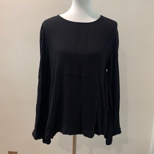 Cloth & Stone Women's Black Long Sleeve Top